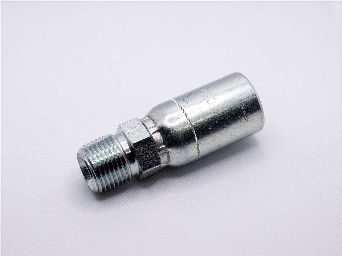 4 Inch Aluminum Female Swivel Mulch Hose Connector - Leaf