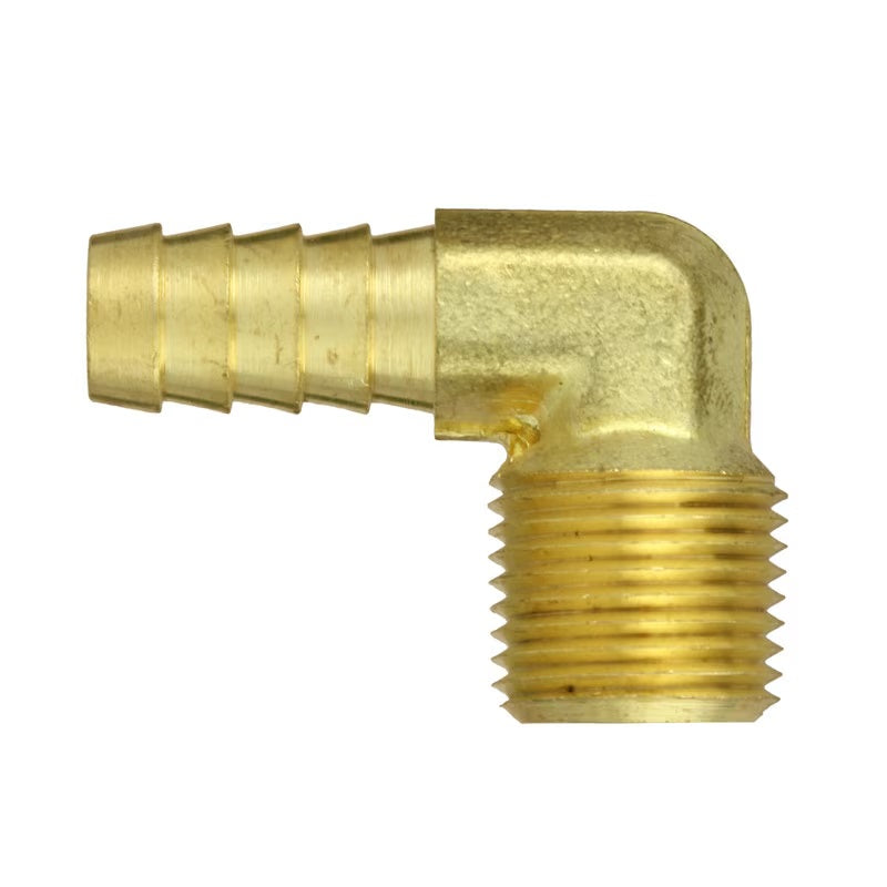 Male Pipe 90 Elbow (102-90) Brass Barb