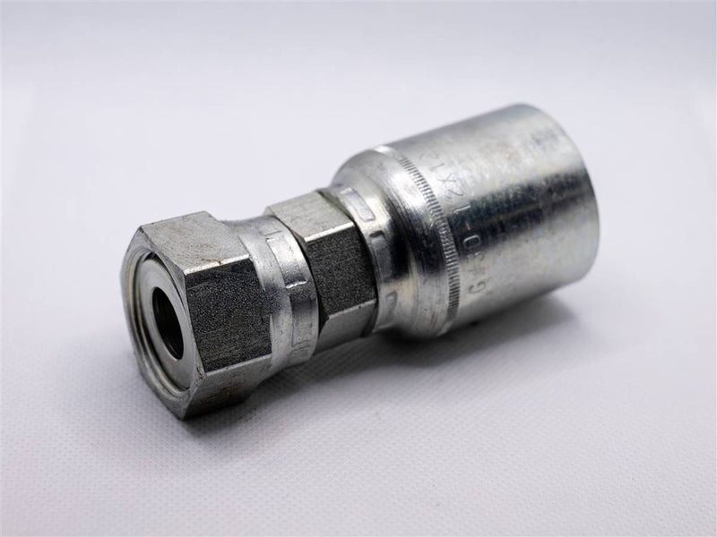 43008US72 (1/2" Hose X 3/4" ORFS Female Straight Fitting)